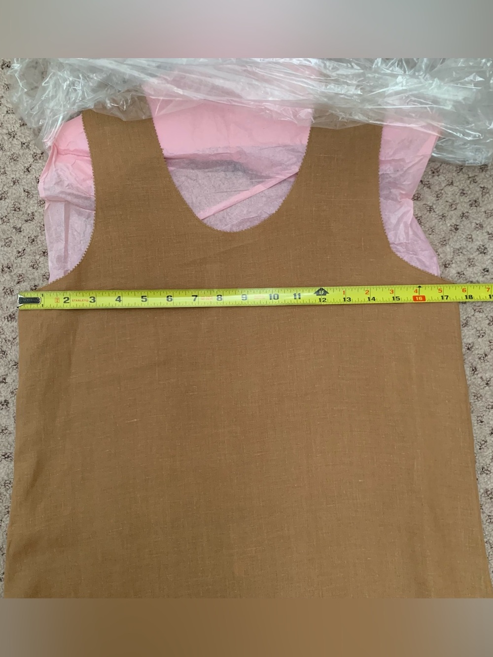 Eileen Fisher Size XS Brown Dress - Picture 9 of 10